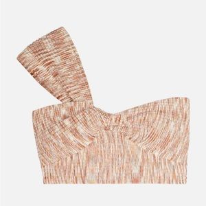 Jonathan Simkhai Cinnamon space dye top